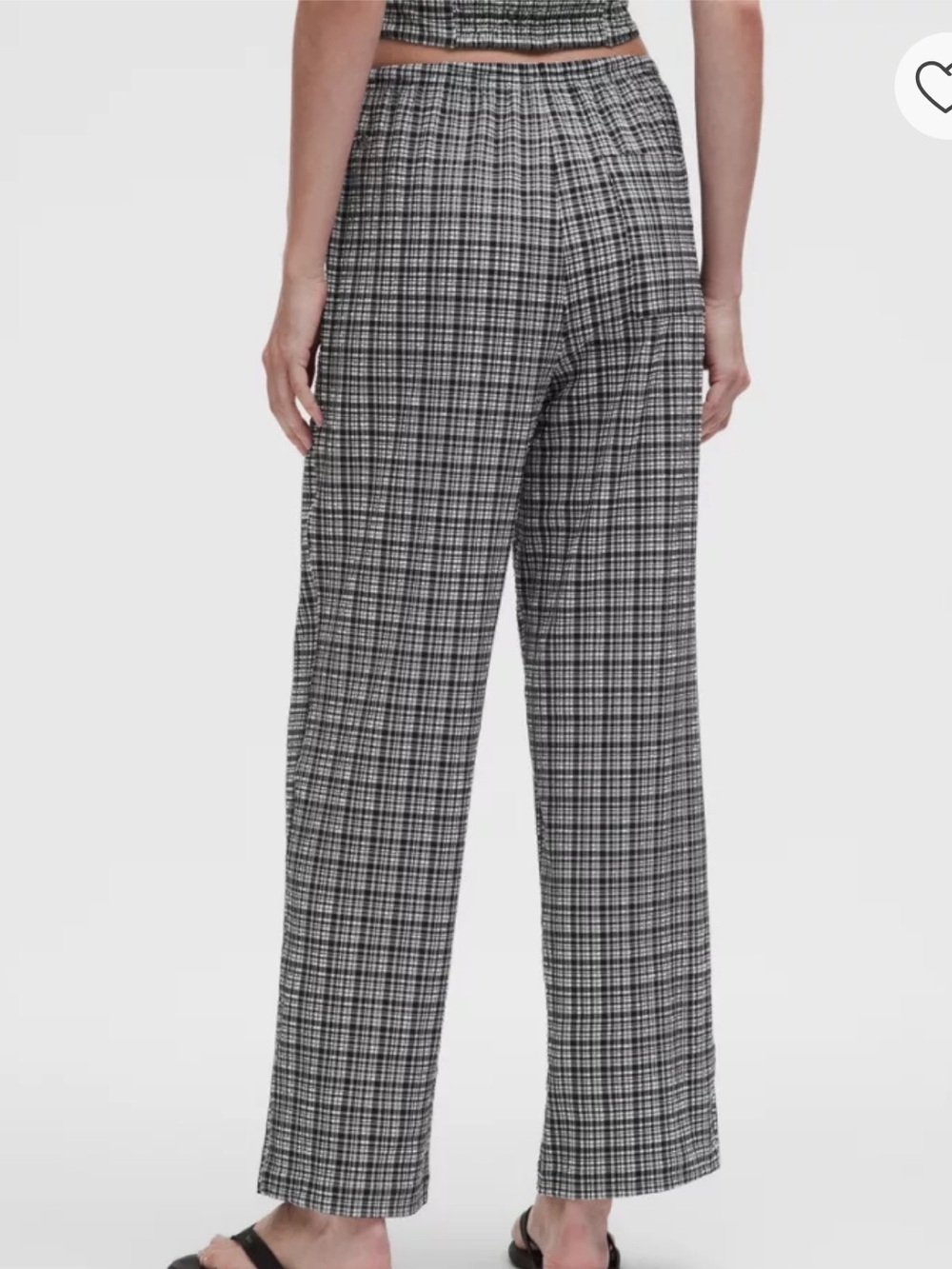 Lululemon Seersucker Check Mid-Rise Pull-on Pant - Picture 3 of 15